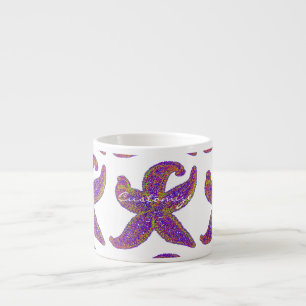 purple starfish Thunder_Cove any colour Espresso Cup