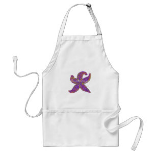 purple starfish Thunder_Cove any colour Standard Apron