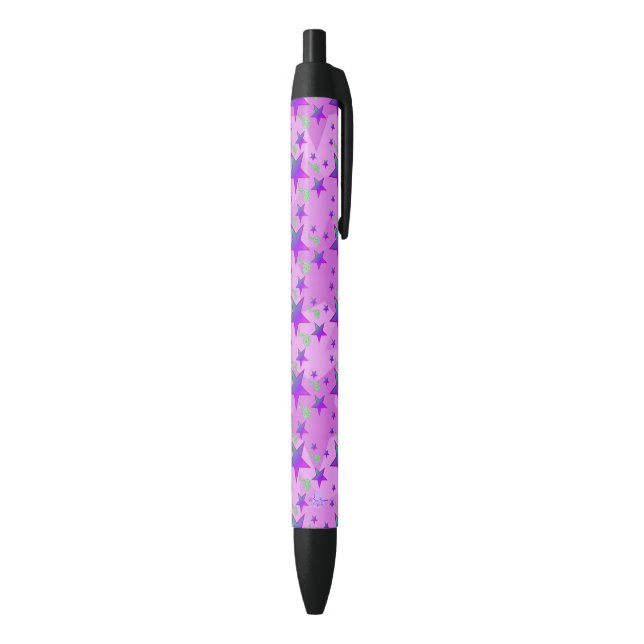 Purple Starlight Lullaby Blue Ink Pen (Bottom (Vertical))