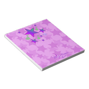 Purple Starlight Lullaby Notepad