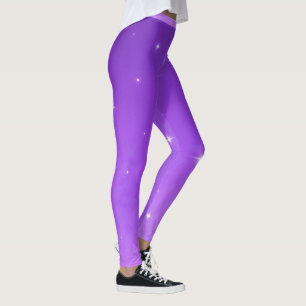 "PURPLE STARLITE" ACTIVEWEAR LEGGINGS