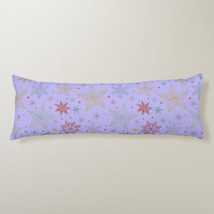 "Purple Starry Night Body Pillow