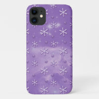 Purple Starry Sky Astrisk Pattern