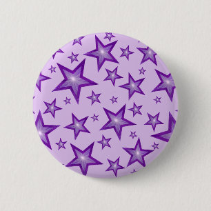Purple Stars button pale purple