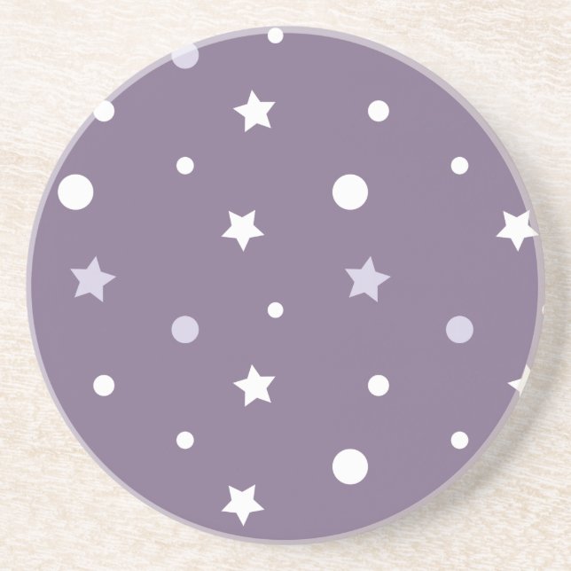Purple Stars Coaster (Front)