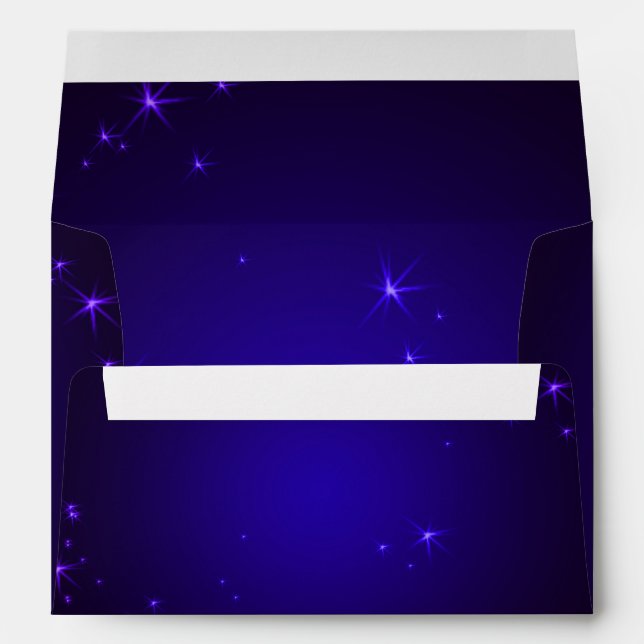 Purple Stars Envelope (Back (Bottom))