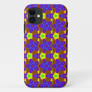 purple stars geometric case