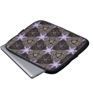 Purple Stars Laptop Sleeve