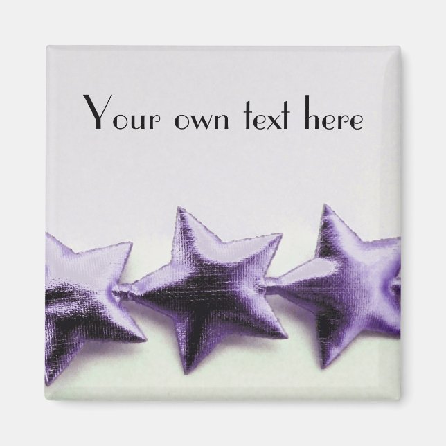Purple Stars Magnet (Front)