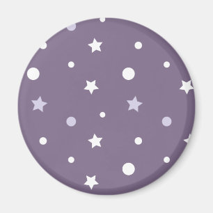 Purple Stars Magnet