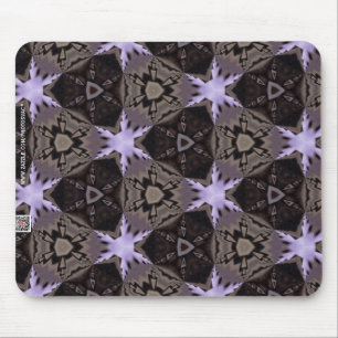 Purple Stars Mouse Mat