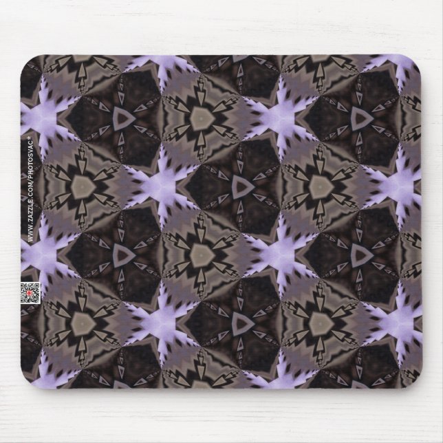 Purple Stars Mouse Mat (Front)