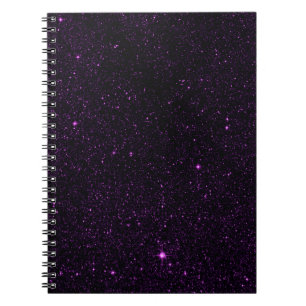 Purple Stars Notebook