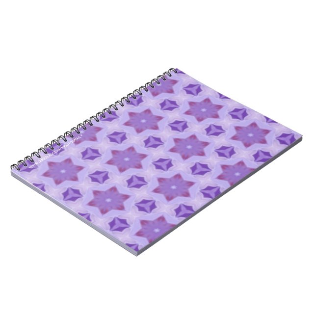 Purple Stars Notebook (Left Side)
