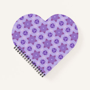 Purple Stars Notebook