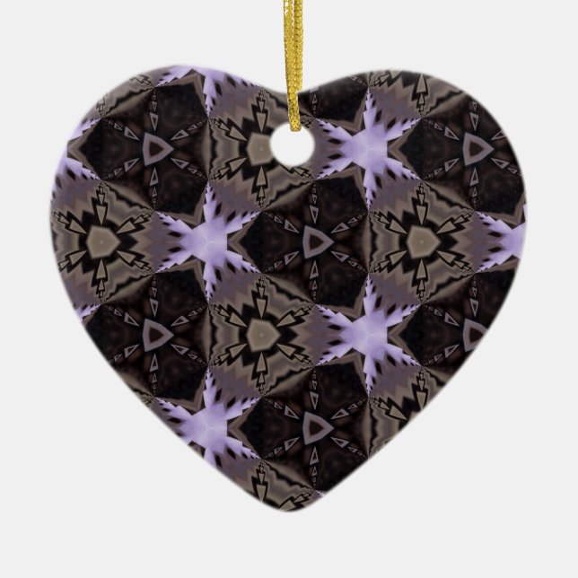 Purple Stars Ornament (Front)