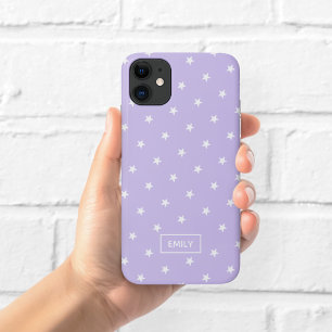 Purple Stars Phone Case
