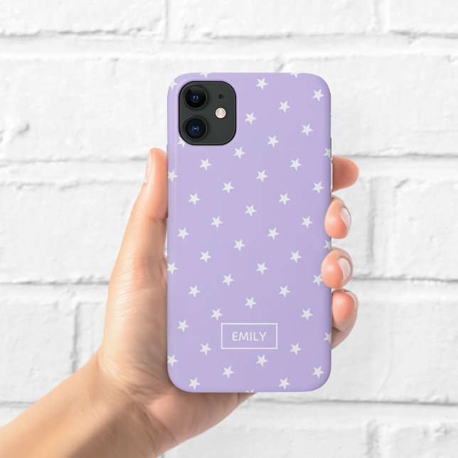 Purple Stars Phone Case (Creator Uploaded)