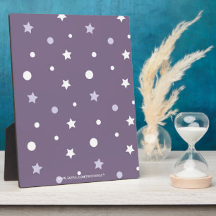 Purple Stars Plaque