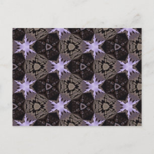 Purple Stars Postcard