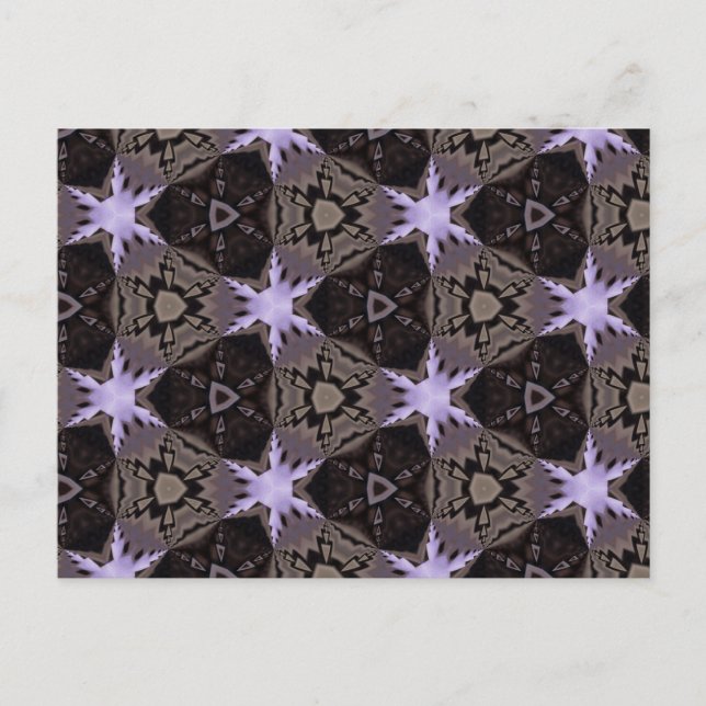 Purple Stars Postcard (Front)