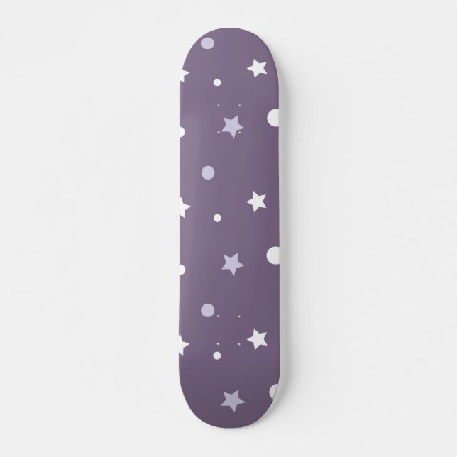 Purple Stars Skateboard (Front)