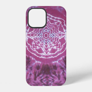 Purple Stars Tie Dye iPhone 12 Case