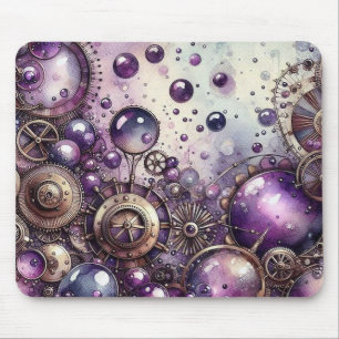 Purple Steampunk Mousepad
