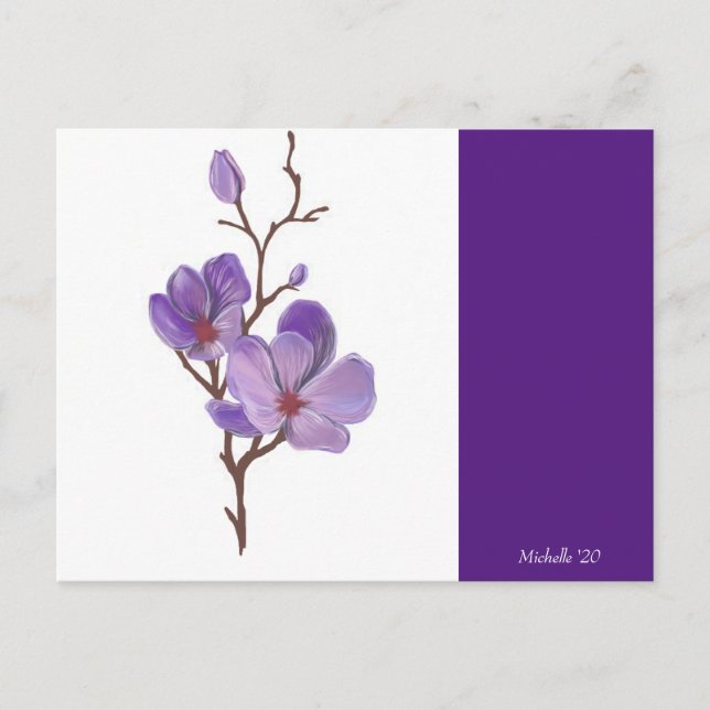 Purple Stem Postcard (Front)