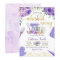 Purple Stock the Kitchen Bridal Shower Invitation