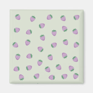 Purple Strawberries Magnet