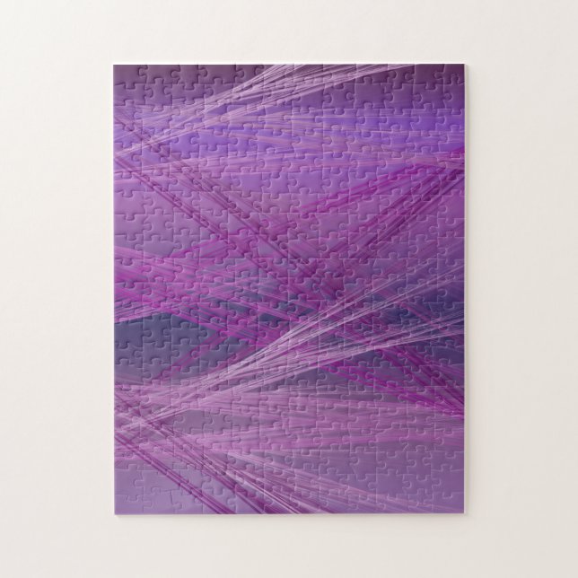 Purple Streaks Jigsaw Puzzle (Vertical)