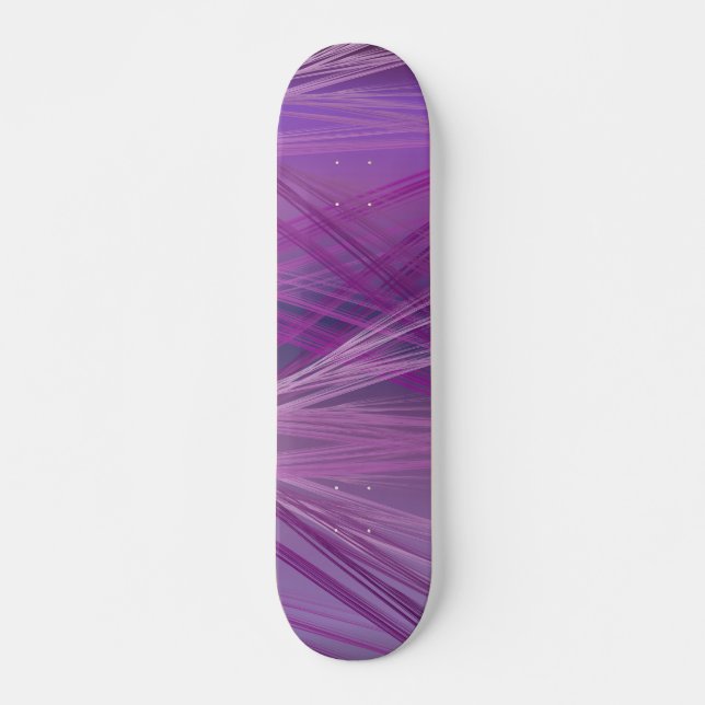 Purple Streaks Skateboard (Front)
