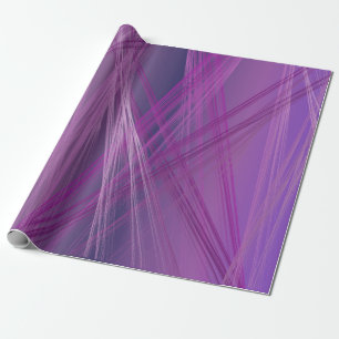 Purple Streaks Wrapping Paper