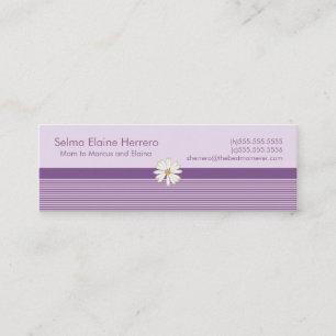 Purple Stripe Mummy Cards