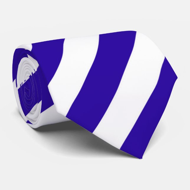 Purple Stripe Tie (Rolled)