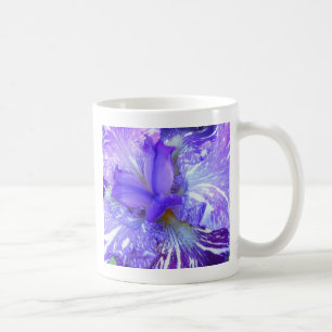 Purple Striped Iris Mug
