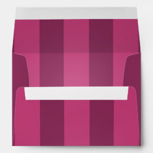 Purple Striped Lingerie Invitation Envelopes