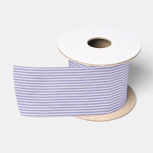 Purple Striped Pattern Satin Ribbon