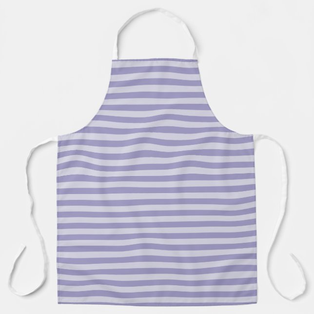 Purple Stripes Apron (Front)