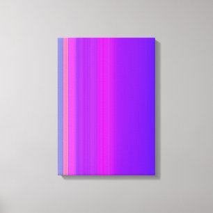 Purple stripes canvas print