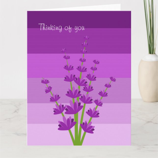 Purple Stripes Card (Front)