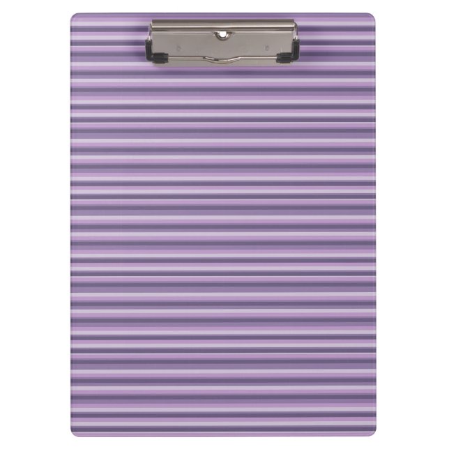 Purple stripes clipboard (Front)