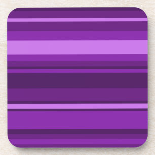Purple stripes coaster