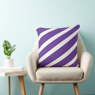 Purple Stripes  Cushion