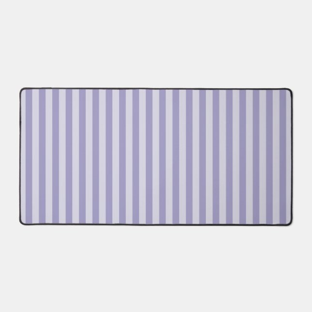 Purple Stripes Desk Mat (Front)