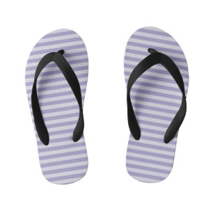 Purple Stripes Kid's Flip Flops