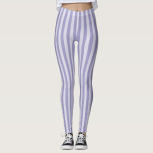 Purple Stripes Leggings