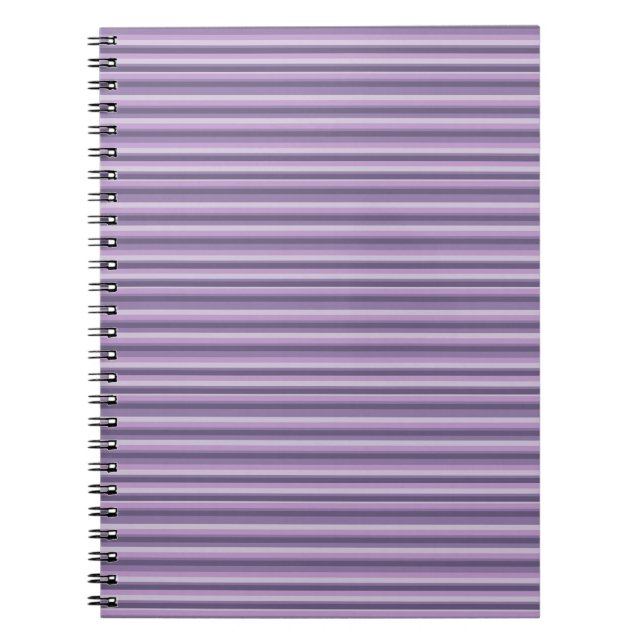 Purple stripes notebook (Front)