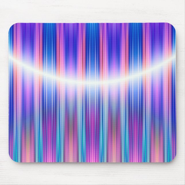 Purple stripes pattern mouse mat (Front)